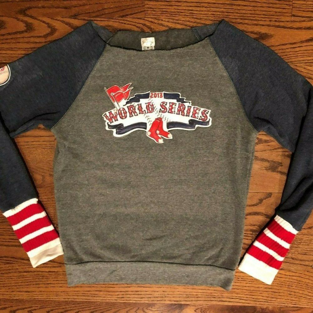 Boston Red Sox 2013 World Series Thornton #38 Tiny Turnip Bling Sweatshirt M